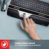 Contour Design RollerMouse Red Wireless – Wireless Ergonomic Mouse for Laptop and Desktop Computer Use – 2.4 GHz Ambidextrous Computer Mouse – Mac & PC Compatible