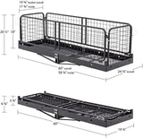 Apex CC-1223 Steel Cargo Carrier with Folding Sides